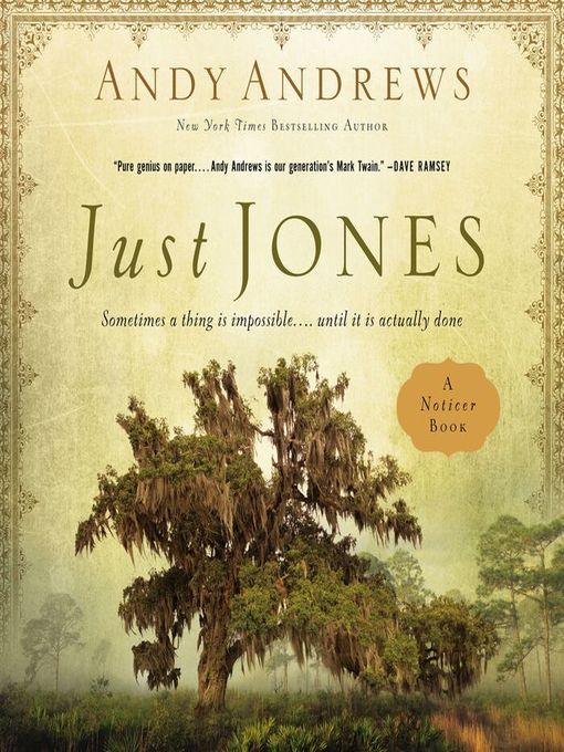 Title details for Just Jones by Andy Andrews - Available